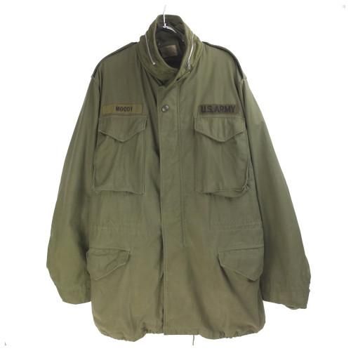 M-R M65 2nd ミリタリージャケット　実物　アルミジッパー M-65 フィールドジャケット セカンド アルミジップ (ML) 米軍