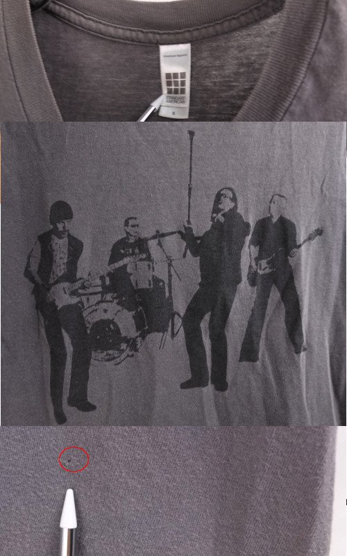 U2 VERTIGO ツアー Tシャツ 2006年 グレー 古着 バンドTシャツ 通販