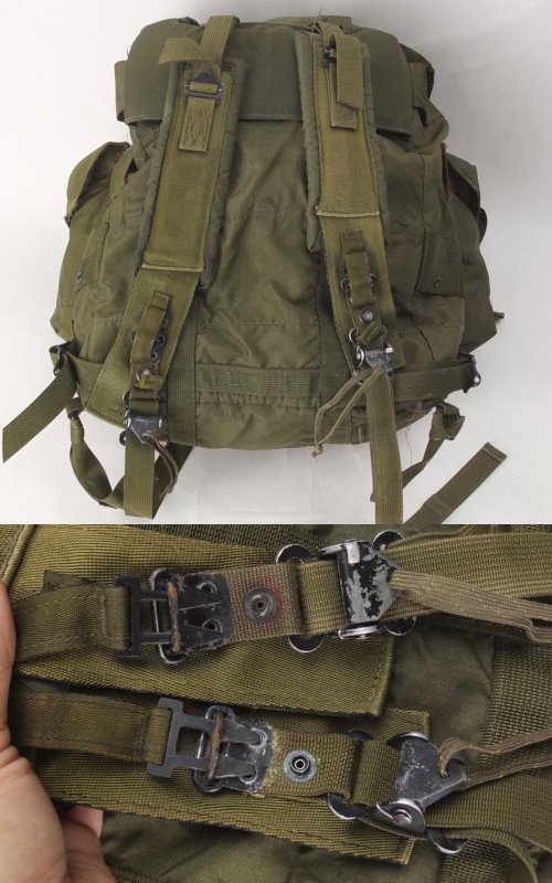 米軍 アリスパック  バッグ + ショルダーストラップ 古着屋