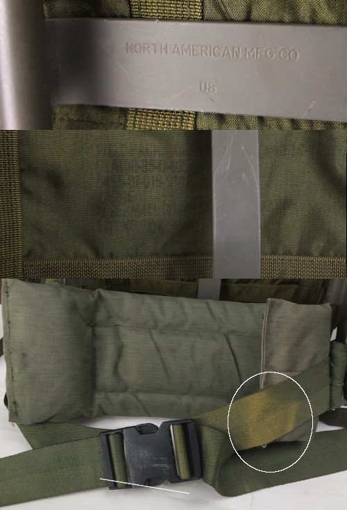 米軍 アリスパック LARGE バッグ+フレーム+パッド+ショルダー フル