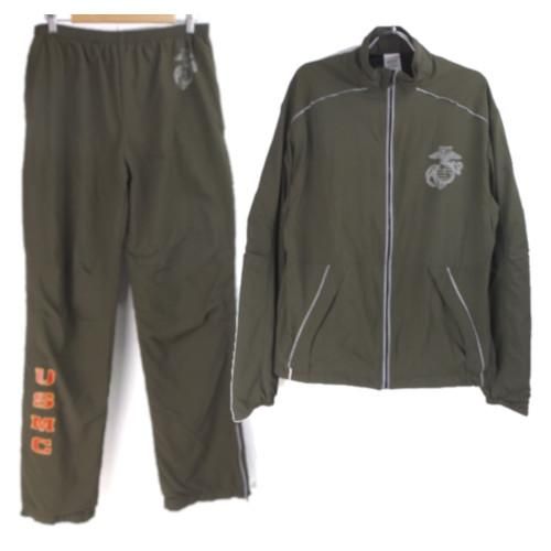 米軍 USMC トレーニングスーツ 上下 セット New Balance製 made in USA