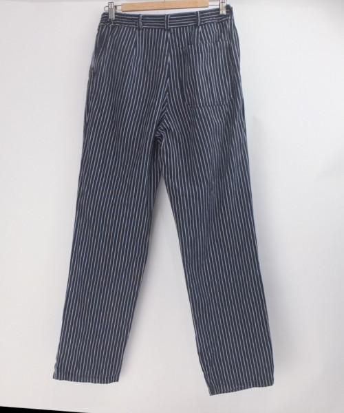 【GINGER掲載商品】 ドイツ軍 ワーク ストライプ コックパンツ 42 古着屋 hooperdoo ロング