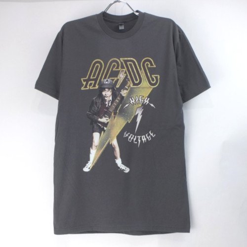 XL) AC/DC HIGH VOLTAGE Tシャツ （新品) オフィシャル 古着屋 hooperdoo バンドＴシャツ 古着通販