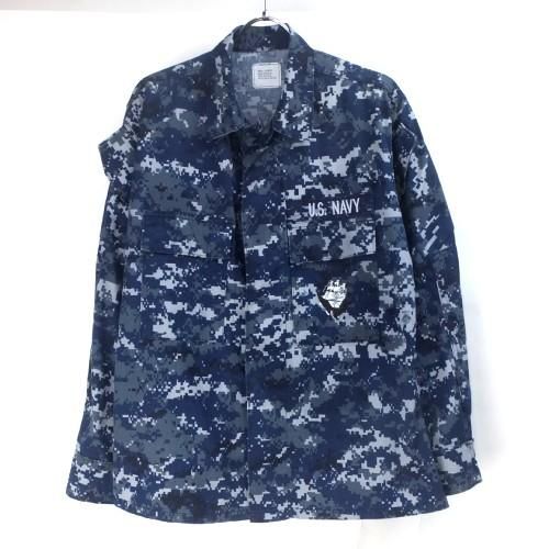 米軍 USN NWU ブルーカモ シャツジャケット SXS 古着屋 米軍 USN NWU ブルーカモ シャツジャケット SXS 古着屋