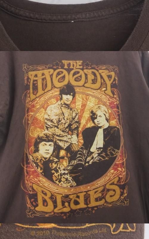 【古着】 THE MOODY BLUES ムーディーブルース バンドTシャツ 古着Tシャツ】音楽 90s BROCKUM THE MOODY BLUES 