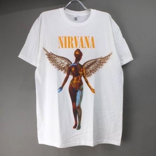 M) ニルヴァーナ IN UTERO Tシャツ 古着屋 hooperdoo バンドＴシャツ ...