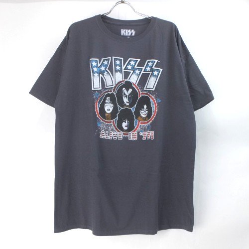 XL) キッス KISS ALIVE IN 77 Tシャツ オフィシャル 古着屋 hooperdoo