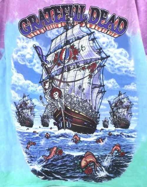 M) グレイトフルデッド Ship of Fools Tシャツ オフィシャル M) グレイトフルデッド Ship of Fools Tシャツ オフィシャル