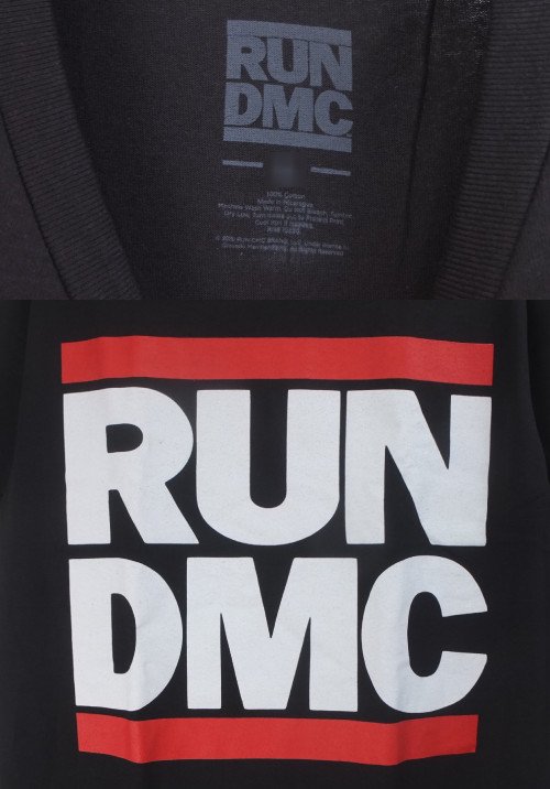 XL) RUN DMC Tシャツ オフィシャル 古着屋 hooperdoo バンドＴシャツ ...