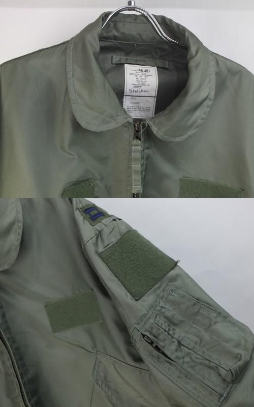 タ*ン様 米軍　CWU-36　フライトジャケット　長袖　ブルゾン　古着　セージグ タ*ン様 米軍 CWU-36 フライトジャケット 長袖 ブルゾン 古着