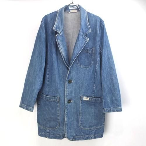 GUESS ゲス ロングデニムジャケット ボタン交換 USA製 古着屋