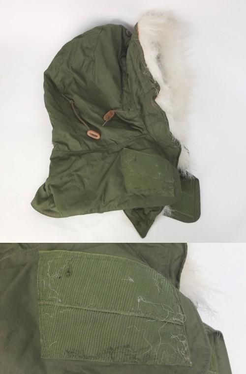M-65 ジャケット・パーカー共用フード 82年 白ラベル 米軍 実物