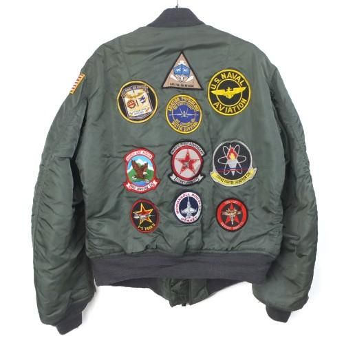 MA-1 ジャケット 最終型 MEDIUM 背中パッチ 米軍 実物 古着屋 MA-1 ジャケット 最終型 MEDIUM 背中パッチ 米軍 実物 古着屋