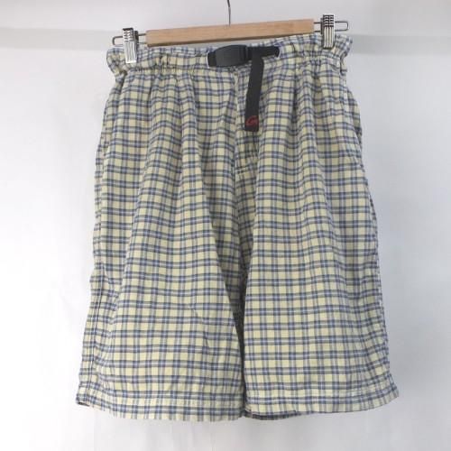 グラミチ チェック ショートパンツ USA GRAMICCI sizeM 古着屋 グラミチ チェック ショートパンツ USA GRAMICCI sizeM 古着屋