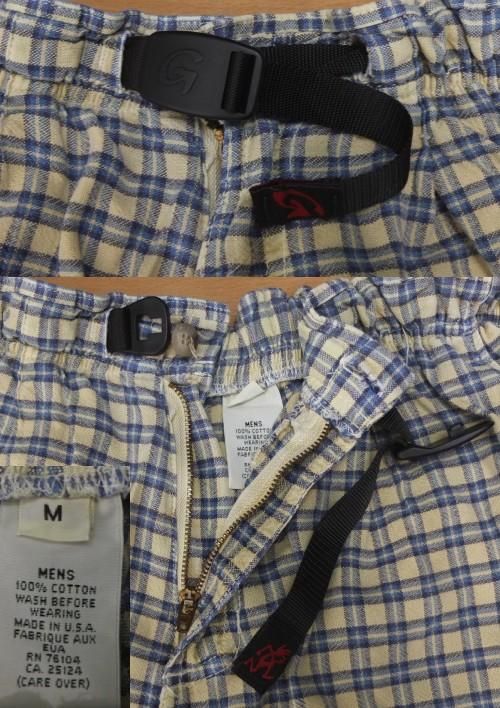 グラミチ チェック ショートパンツ USA GRAMICCI sizeM 古着屋