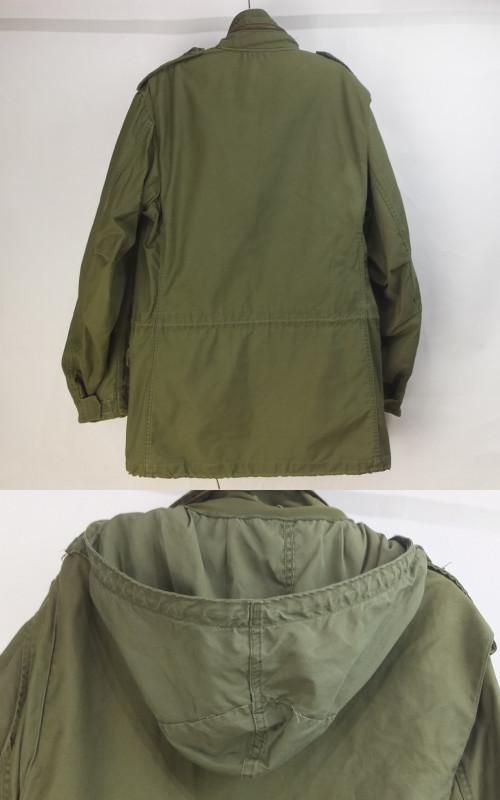 【ミリタリー古着】USA製 実物米軍 M-65フィールドジャケット ライナー付L MILITARY リジェクト 訳あり品 実物 USED 米軍 M-65 フィールド