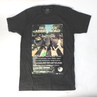 (L) ビートルズ　ABBEY ROAD  EIGHT-TRACK　Tシャツ　(新品)  BEATLES【メール便可】