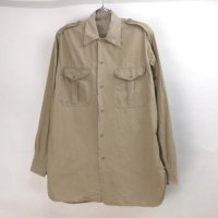 【20%オフ】 フランス軍　カーキ　チノシャツ　M47　ヴィンテージ(sale商品)