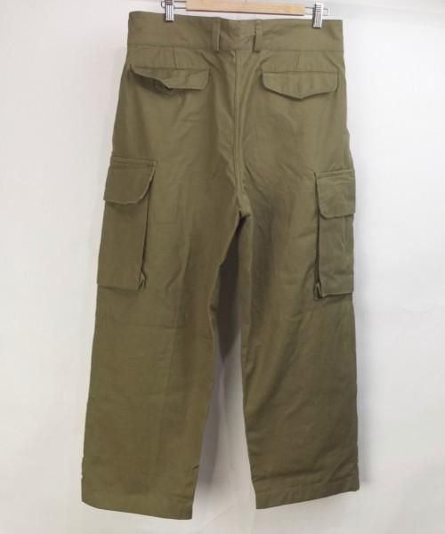 フランス軍 M47 フィールドパンツ 表記35 デッドストックのすそ フランス軍 M47 フィールドパンツ 表記35 デッドストックのすそ