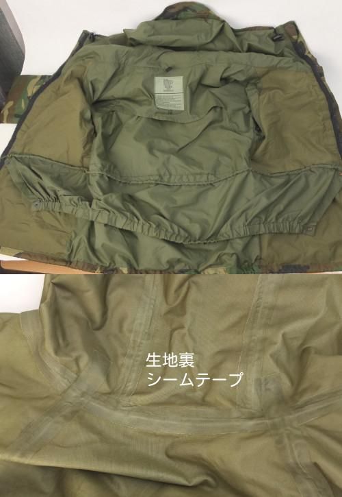 米軍実物ECWCSゴアテックスパーカー初期型S-Sサイズ U.S.Army ECWCS Gen1 PARKA Early Model 