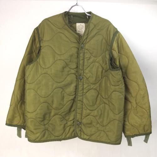 90s 米軍実物 M65フィールドジャケット用ライナー ボタン付 ミディアム M65 フィールドジャケット用 ライナー ボタン付き S #10 袖