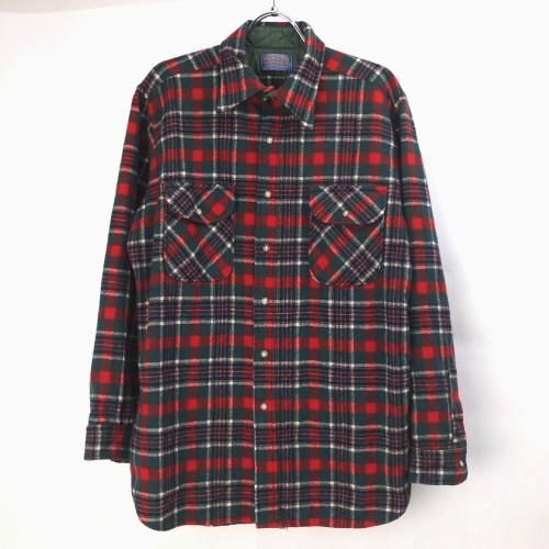 ペンドルトン ウールシャツ リペア・小穴 PENDLETON USA製 古着