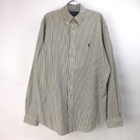 Polo ラルフローレン ストライプ　ボタンダウンシャツ【メール便可】