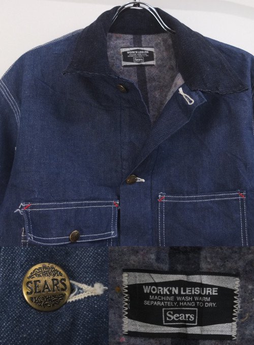 70s Sears WORK´N LEISURE ブランケット vintage 日本特売 メンズ 