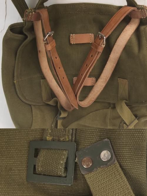 ルーマニア軍 ショルダーバッグ ブランケットホルダー付き