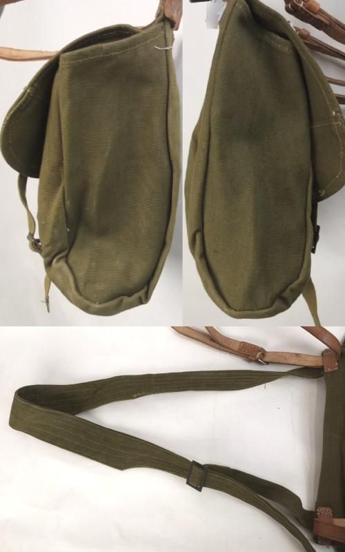 ルーマニア軍 ショルダーバッグ ブランケットホルダー付き
