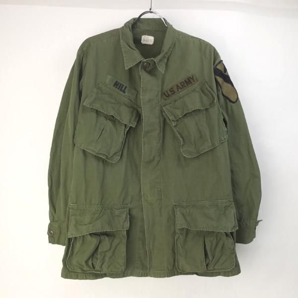 米軍 ジャングルファティーグ シャツ ジャケット OD SS 60's 米軍 ジャングルファティーグ シャツ ジャケット OD SS 60's