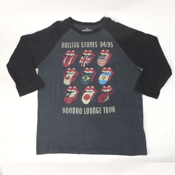 ローリングストーンズ ベースボールシャツ The Rolling Stones