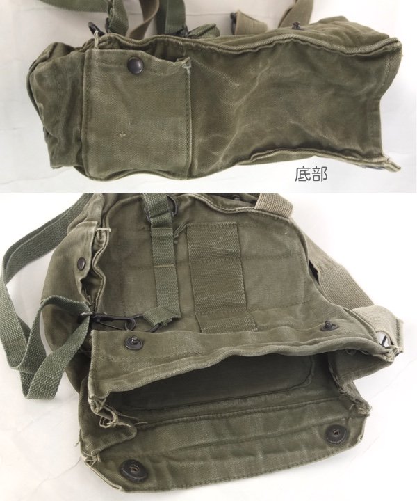 米軍 M17 ガスマスク バッグ 初期型 古着屋 hooperdoo Bag 古着通販