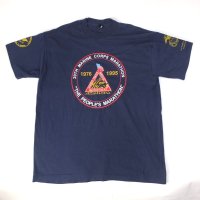 MARINE CORPS マラソン 1995 Tシャツ　米軍　ミリタリープリント古着 XL Made in U.S.A.【メール便可】