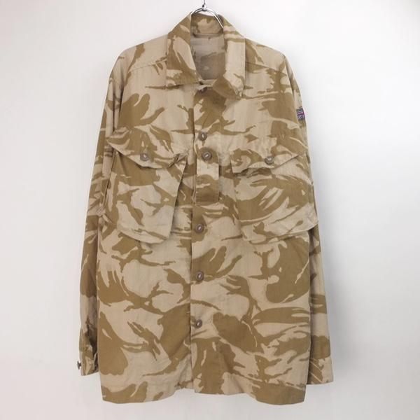 イギリス軍放出品 デザートカモ コンバットシャツS 030718