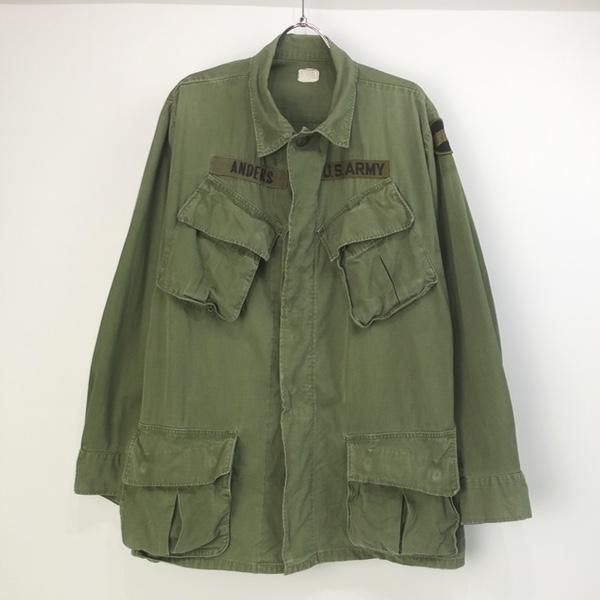 ジャングルファティーグ OD 1969年 4th MR シャツジャケット 米軍 実物 