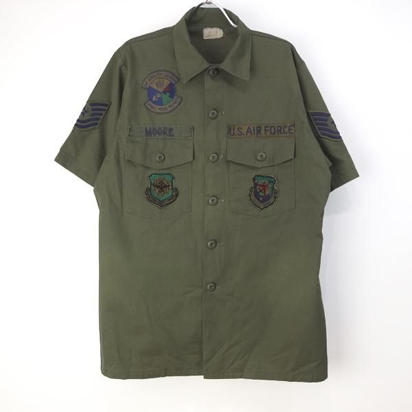 上品なファッション 米軍 半袖 ユーティリティシャツ USAF 実物 古着屋 hooperdoo 個人装備