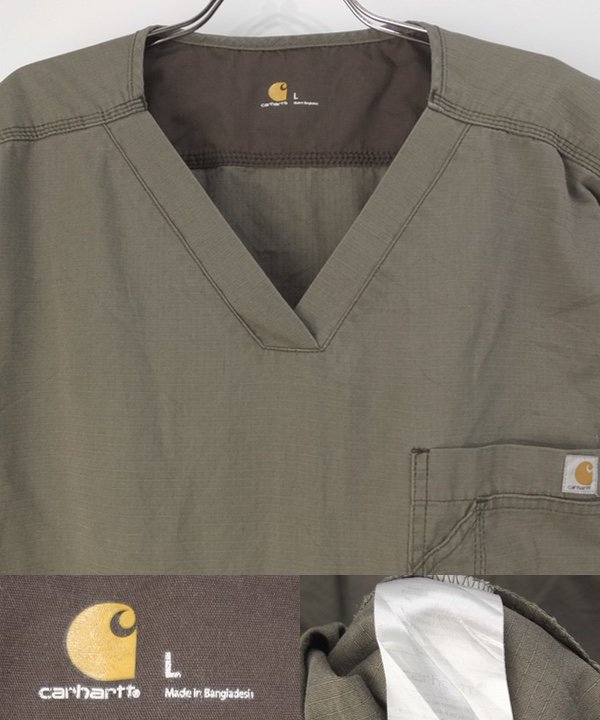 カーハート carhartt メディカル プルオーバーシャツ オペシャツ 古着