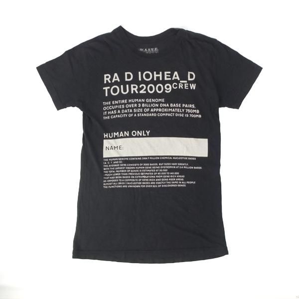 レディオヘッド 2009年ツアークルー Tシャツ 古着 RADIOHEAD レディオヘッド 2009年ツアークルー Tシャツ 古着 RADIOHEAD
