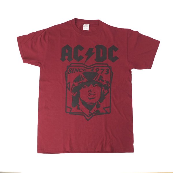 AC/DC RED Tシャツ 古着【メール便可】