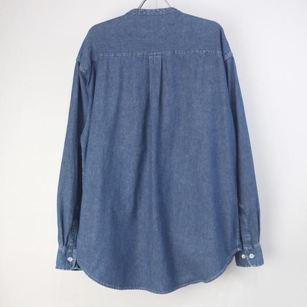 未使用タグ付き　バビロン　フレアノーカラーデニムシャツ　Mサイズ 未使用タグ付き バビロン フレアノーカラーデニムシャツ Mサイズ