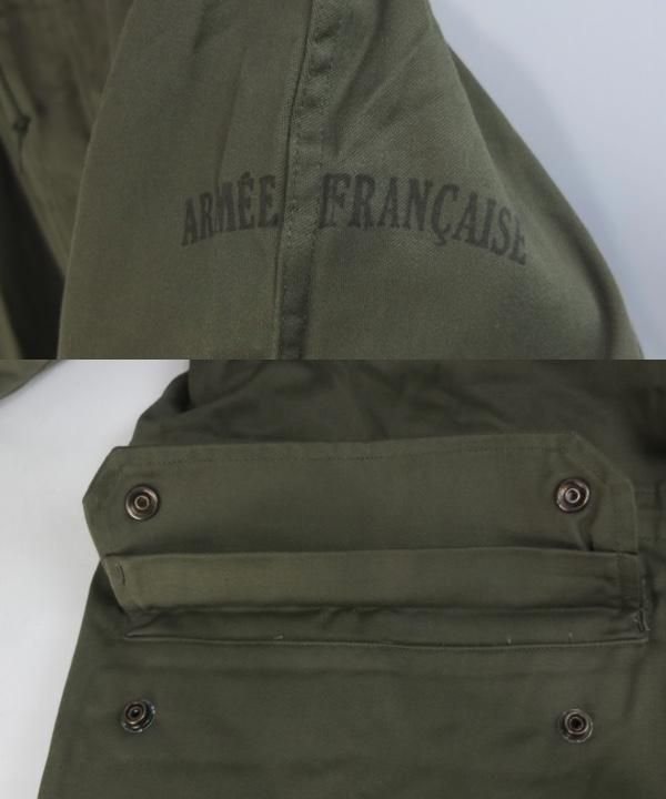 フランス軍 M64 パーカーライナー付き 92C デッドストック 古着 フランス軍 M64 パーカーライナー付き 92C デッドストック 古着