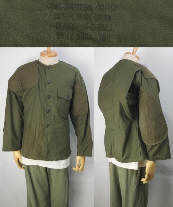 スナイパー シューティングジャケット S 米軍 80's 実物 古着屋 