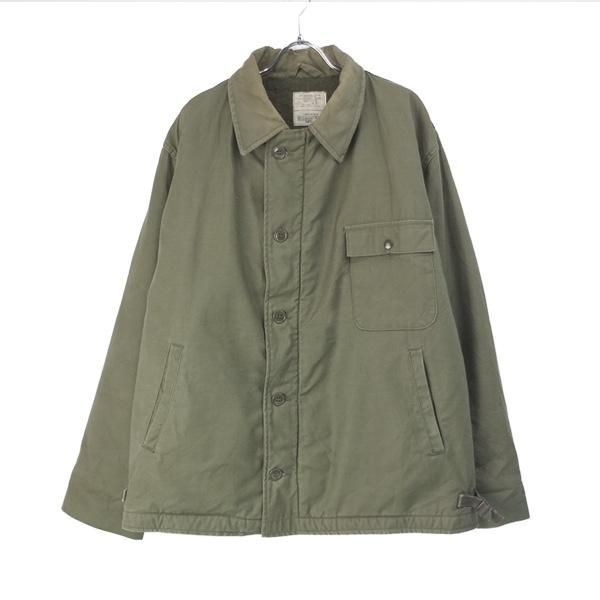 A-2 デッキジャケット XL 米軍 89年 ジップ難あり 古着屋 A-2 デッキジャケット XL 米軍 89年 ジップ難あり 古着屋