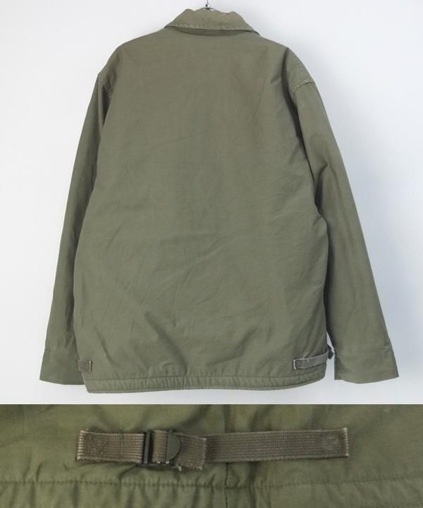 A-2 デッキジャケット XL 米軍 89年 ジップ難あり 古着屋