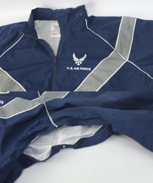 U.S.AIR FORCE PTU ナイロンジャケット PFU SMALL LONG 米軍 U.S.AIR FORCE PTU ナイロンジャケット PFU SMALL LONG 米軍