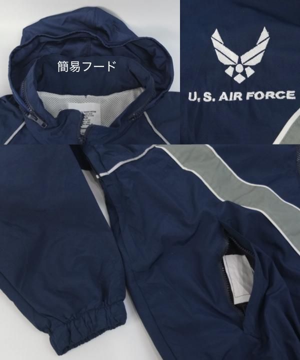U.S.AIR FORCE PTU ナイロンジャケット PFU SMALL LONG 米軍 U.S.AIR FORCE PTU ナイロンジャケット PFU SMALL LONG 米軍