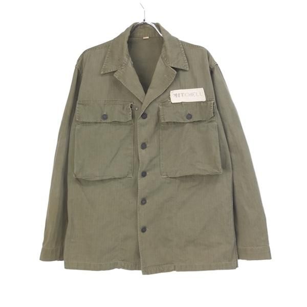 US.ARMY M-43 HBTユーティリティジャケット13スターボタン 40s US.ARMY M-43 HBTユーティリティジャケット13スターボタン