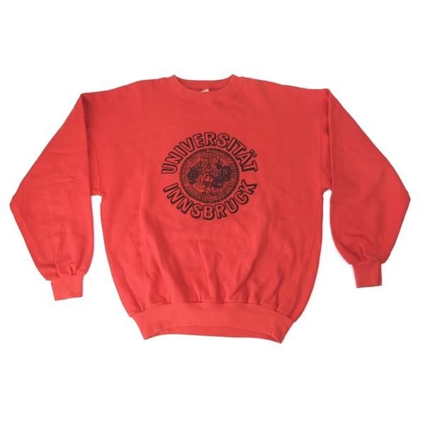 インスブルック大学 プリント スウェットシャツ University of