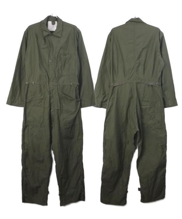 米軍 コットンサテン カバーオール つなぎ 83年 実物 メンズ